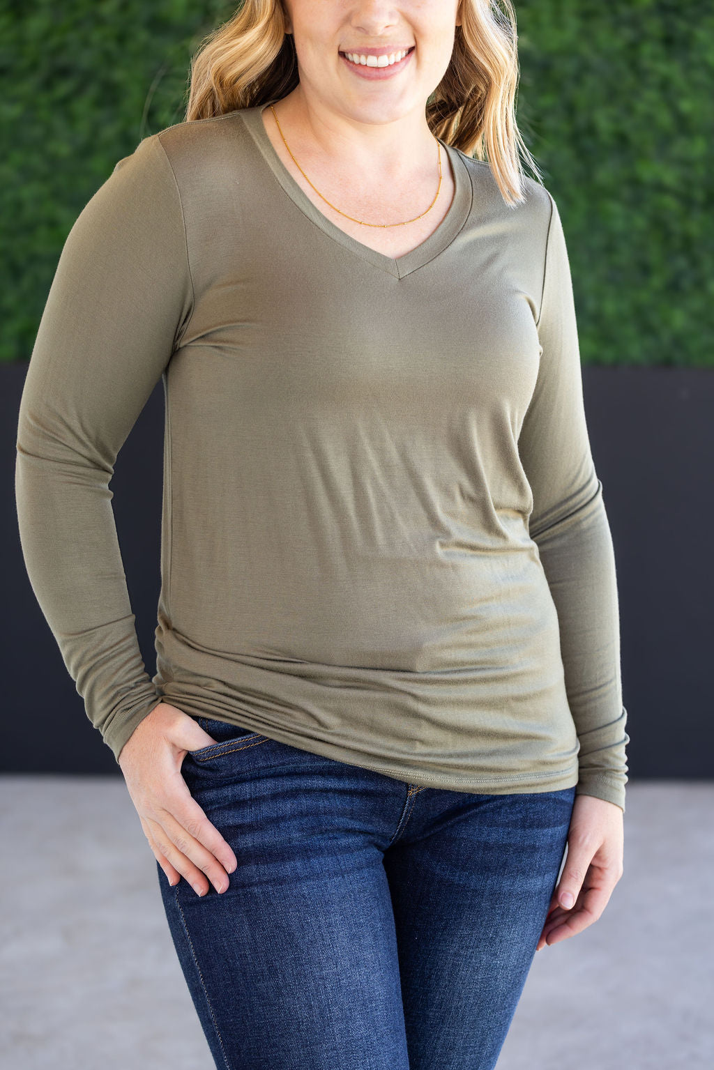 Larissa Long Sleeve - Olive